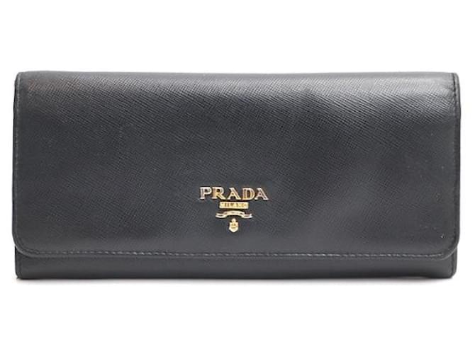 Prada Saffiano Long Wallet Schwarz - Ansicht 9