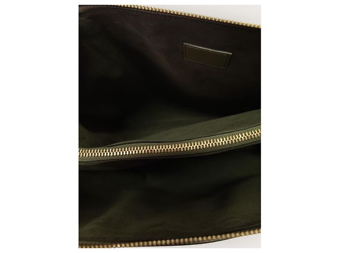 Coussin Louis Vuitton Borsa a tracolla con catena e cuscino monogramma kaki Marrone - vista 5
