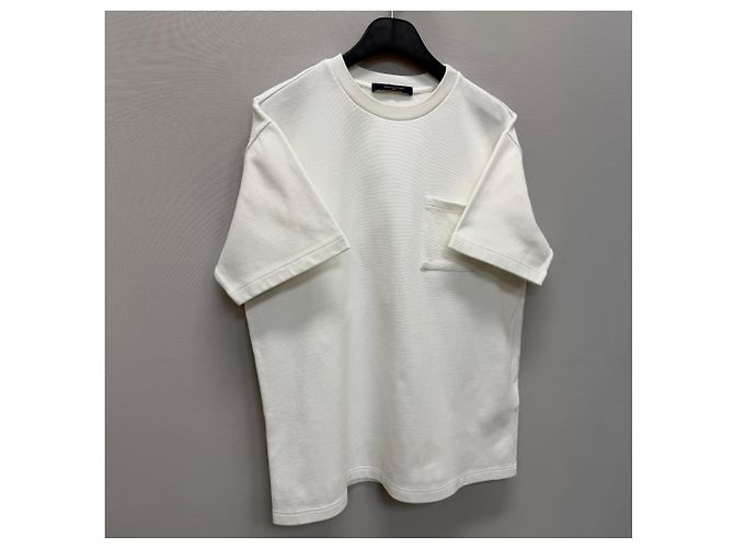 Louis Vuitton Signature Pocket Monogram T-Shirt Silber - Ansicht 3