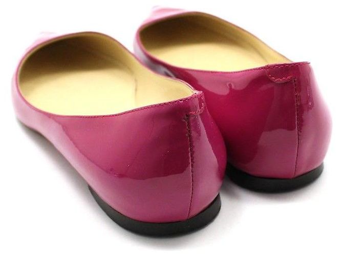 Jimmy Choo Scarpe basse in vernice Porpora - vista 2