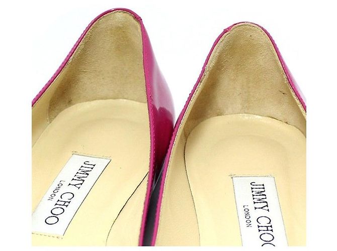 Jimmy Choo Scarpe basse in vernice Porpora - vista 4