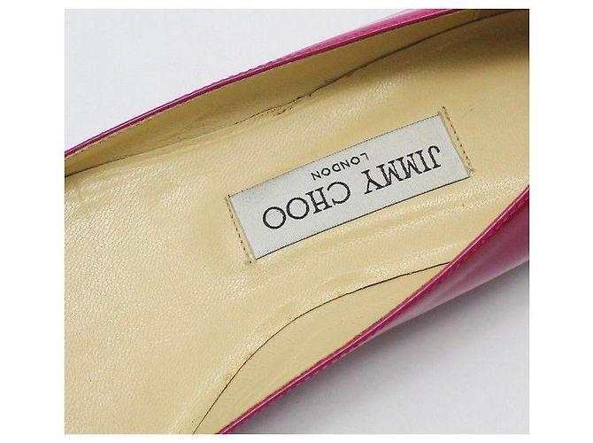Jimmy Choo Scarpe basse in vernice Porpora - vista 6
