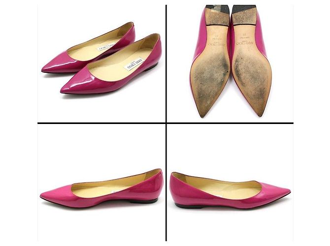 Jimmy Choo Scarpe basse in vernice Porpora - vista 7