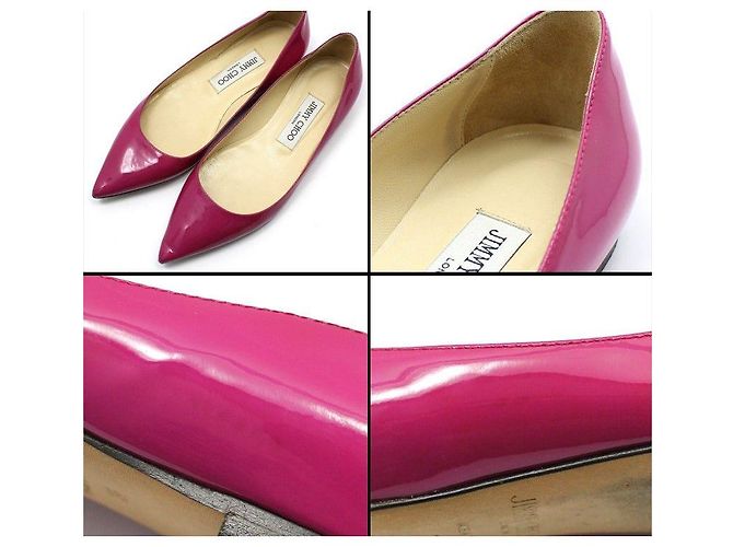 Jimmy Choo Scarpe basse in vernice Porpora - vista 8