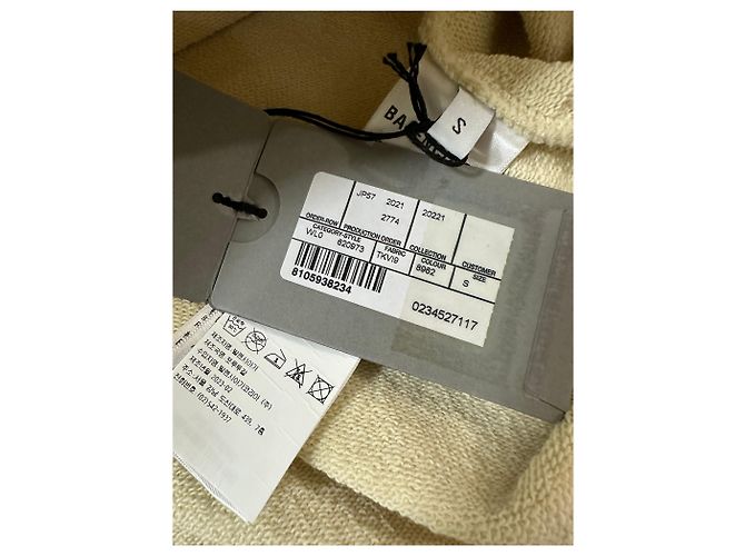 Balenciaga Oversized-Kapuzenpullover mit besticktem politischem Kampagnenlogo Weiß - Ansicht 6