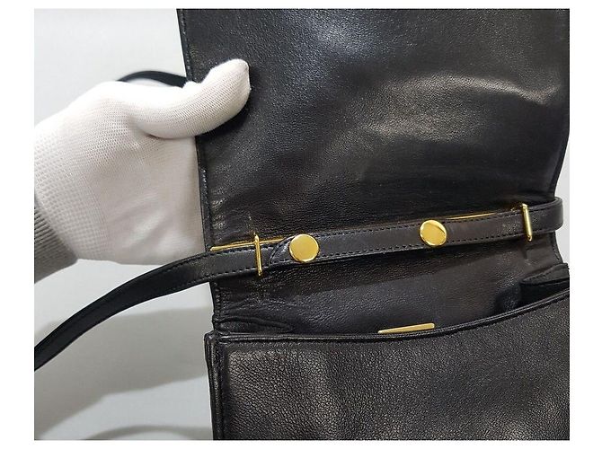 Bally Schwarze Leder-Tote mit Crossbody-Gurt - Ansicht 6