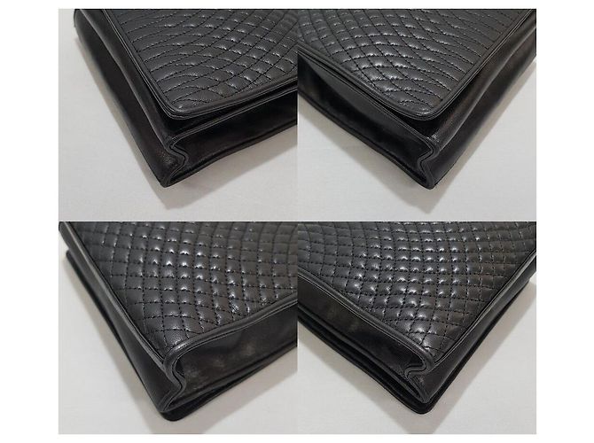 Bally Schwarze Leder-Tote mit Crossbody-Gurt - Ansicht 8