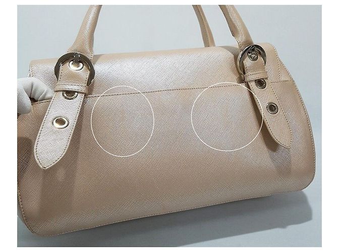 Salvatore Ferragamo Borsa Tote Gancini Logo Bianco - vista 5