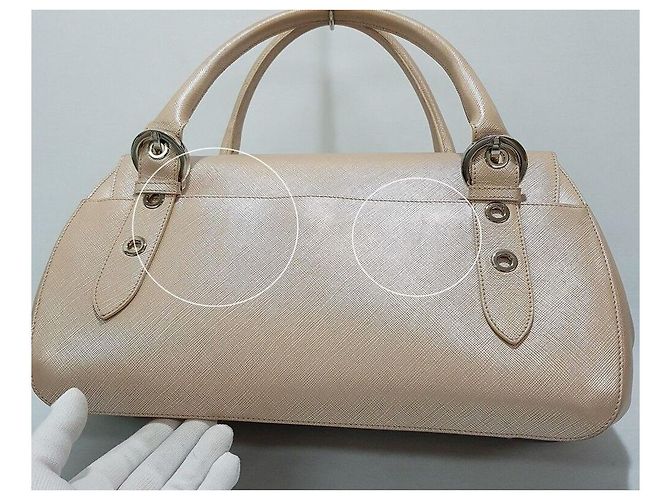 Salvatore Ferragamo Borsa Tote Gancini Logo Bianco - vista 6