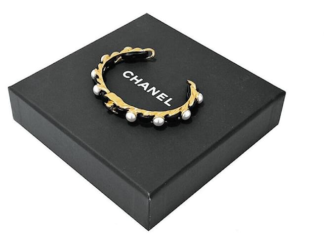 Chanel Bracciale con catena in pelle e perle Multicolore - vista 5