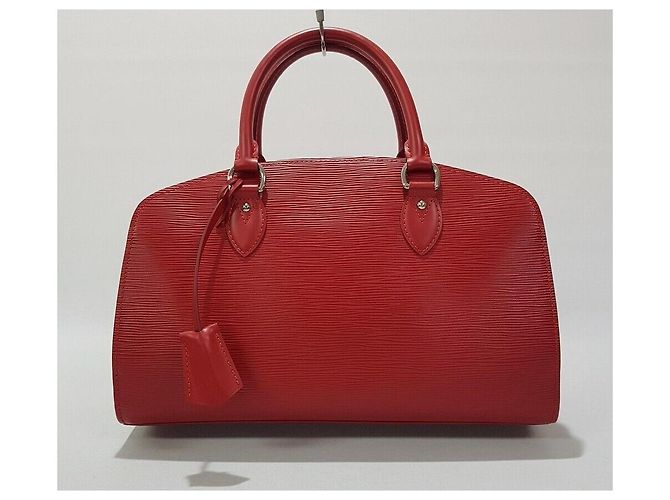 Louis Vuitton Borsa Tote Epi Poincaré PM Rosso - vista 2