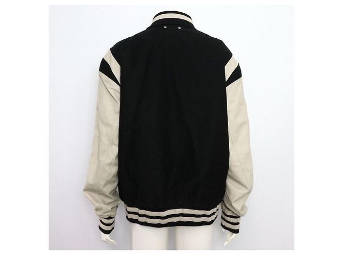 Louis Vuitton Giacca Varsity da uomo con logo ricamato Ramskin Forever Bianco - vista 4