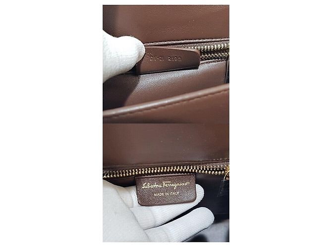 Salvatore Ferragamo Borsa Kelly con manico iconico - vista 9