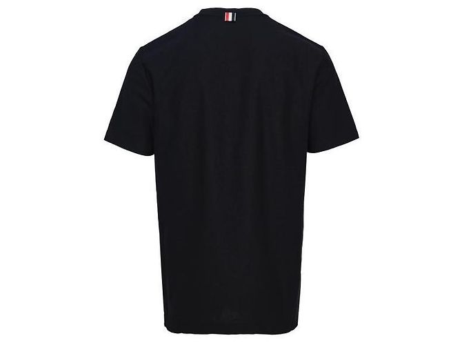 Thom Browne RWB Streifen T-Shirt Blau - Ansicht 4