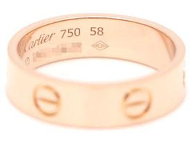 Cartier Anello Love Small in Oro Rosa - vista 10