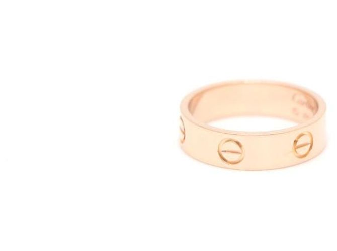 Cartier Anello Love Small in Oro Rosa - vista 2