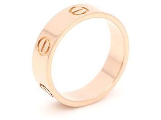 Cartier Anello Love Small in Oro Rosa - vista 5