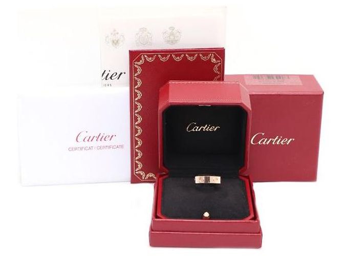 Cartier Anello Love Small in Oro Rosa - vista 6