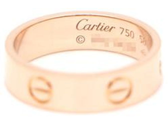 Cartier Anello Love Small in Oro Rosa - vista 9