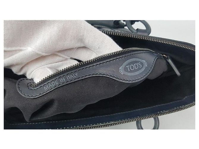 Tod's Bolso tote de cuero Azul - vista 10