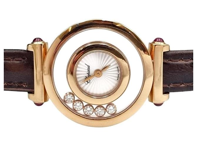 Chopard Happy Moving Diamond Uhr Golden - Ansicht 3