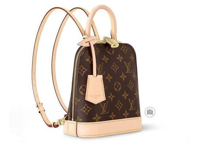 Louis Vuitton Zaino Alma Monogram Multicolore - vista 4