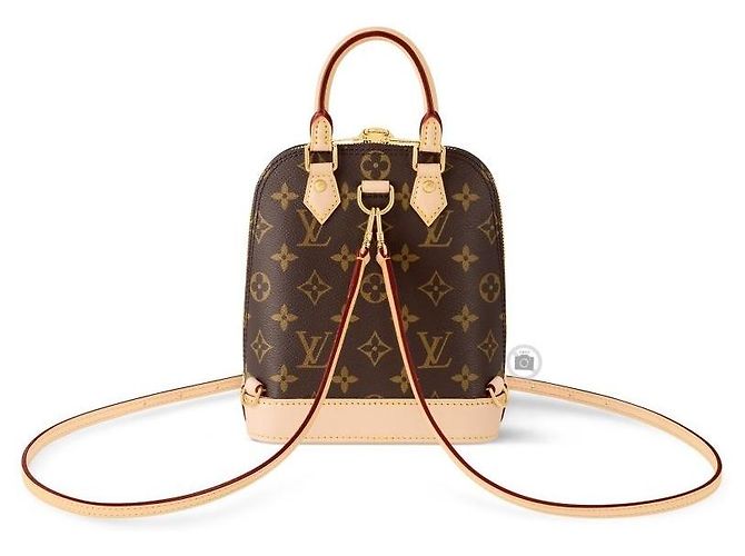 Louis Vuitton Zaino Alma Monogram Multicolore - vista 8