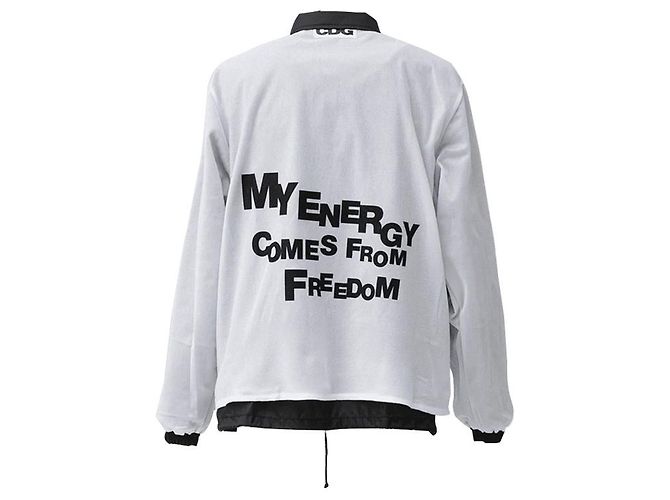 Comme Des Garcons Lettering Coach Jacket - Ansicht 5