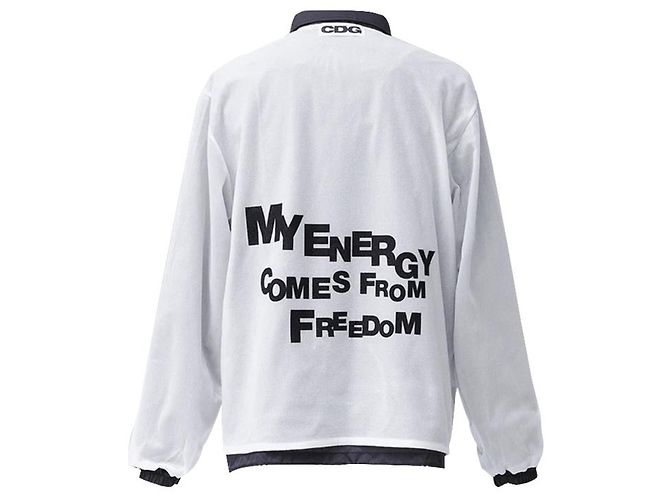 Comme Des Garcons Lettering Coach Jacket - Ansicht 8