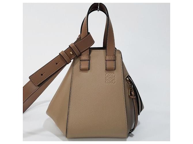 Loewe Bolso Hammock Compact Sand Castaño - vista 2