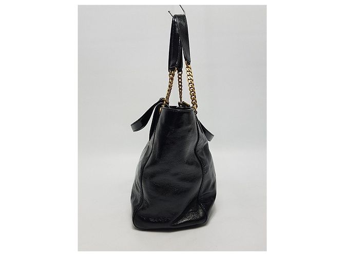 Jimmy Choo Borsa a tracolla smaltata Nero - vista 4