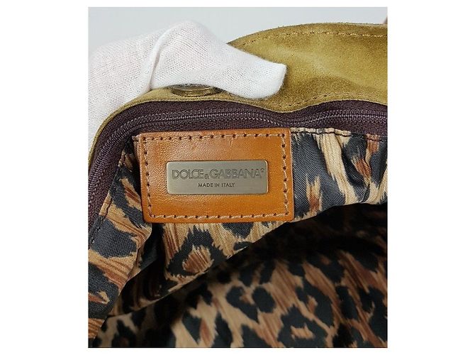 Dolce & Gabbana Borsa a tracolla in scamosciato - vista 9