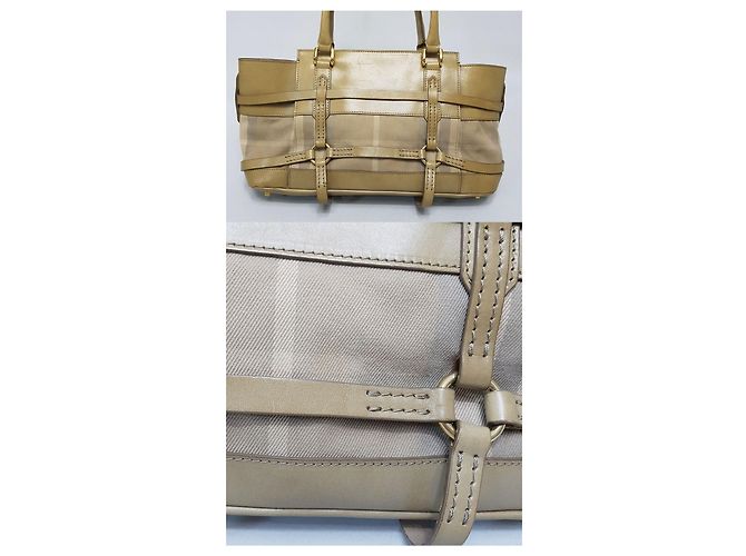 Burberry Checked Tote Schultertasche - Ansicht 5