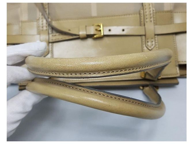 Burberry Checked Tote Schultertasche - Ansicht 6