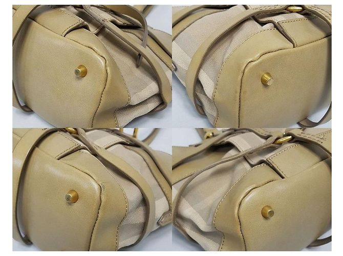 Burberry Checked Tote Schultertasche - Ansicht 8