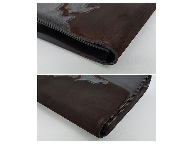 Bally Bolsa Transversal e Clutch Preto - vista 6