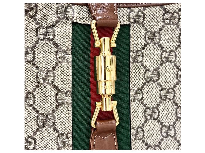 Gucci Borsa Hobo Jackie Small Marrone - vista 7