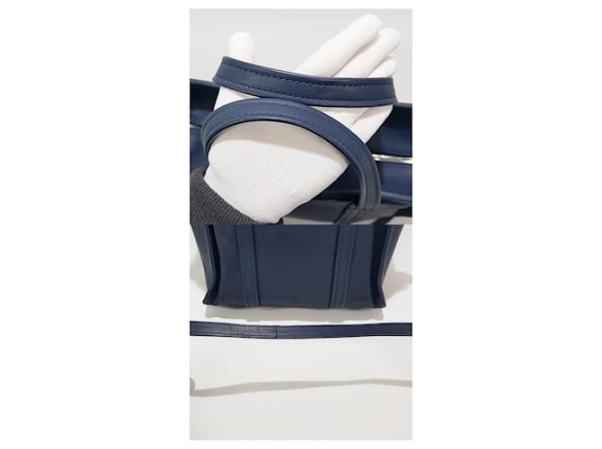 Balenciaga Borsa Bazaar Shopper Small Blu - vista 6
