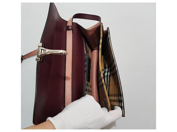 Burberry Borsa a tracolla Macken Small Rosso - vista 8