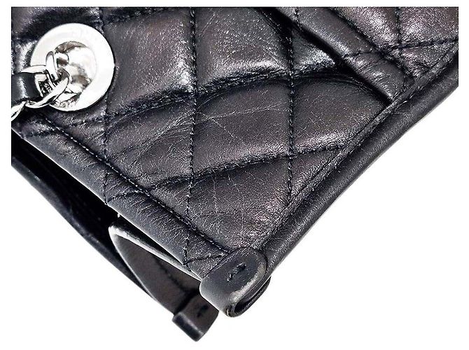 Chanel Borsa a tracolla in pelle di agnello Nero - vista 5