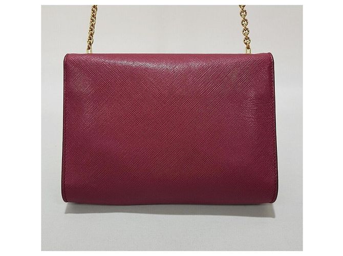 Salvatore Ferragamo Borsa a tracolla Ginnie Chain Rosso - vista 4