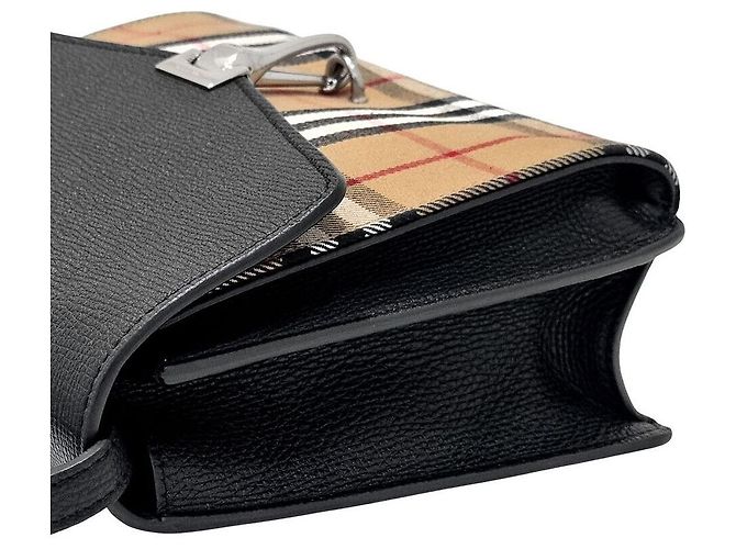 Burberry Mecquene Crossbody Small Nero - vista 4