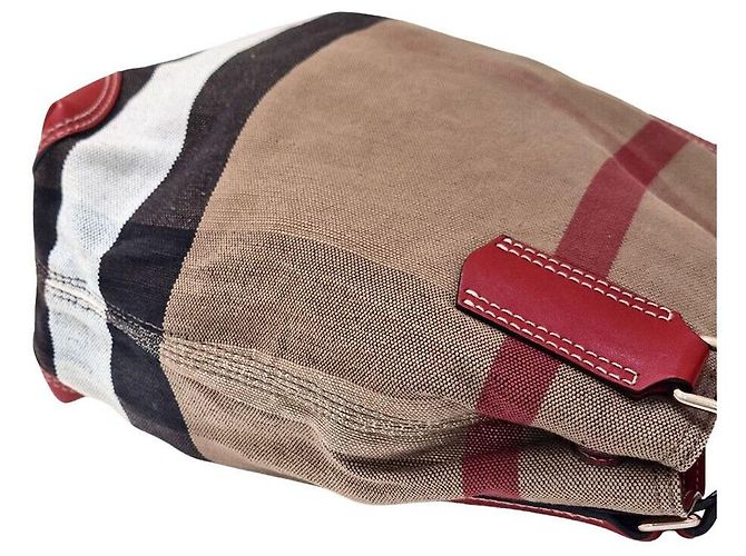 Burberry Stoff-Schultertasche - Ansicht 5