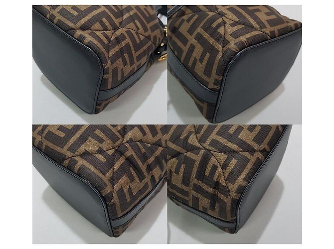 Fendi Borsa a secchiello in seta Montrezo - vista 7