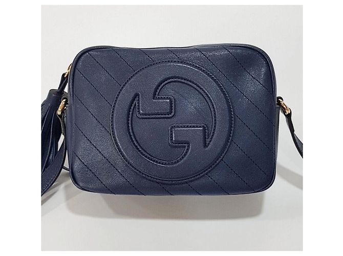 Gucci Borsa a tracolla Blondie Navy Blu - vista 2