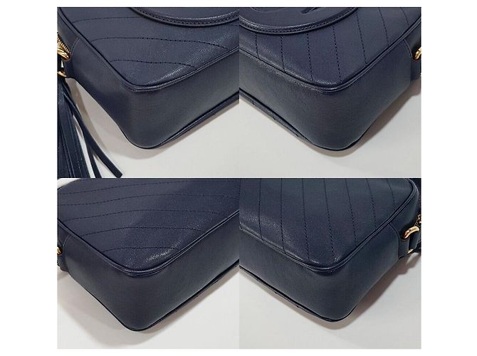 Gucci Borsa a tracolla Blondie Navy Blu - vista 6