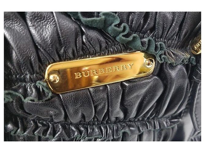 Burberry Borsa a tracolla in pelle di pecora Nero - vista 9