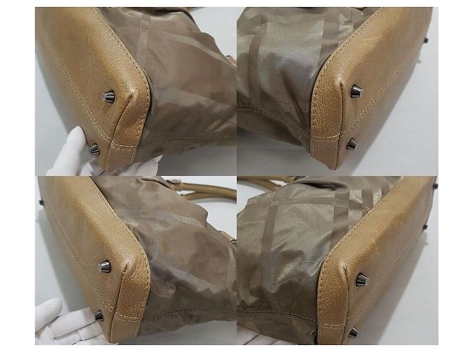 Burberry Nylon-Tote-Bag Braun - Ansicht 8