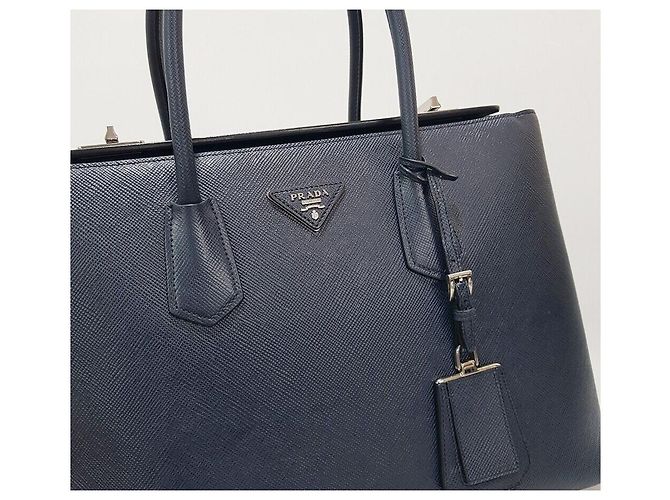 Prada Borsa Tote Quir Twin - vista 3