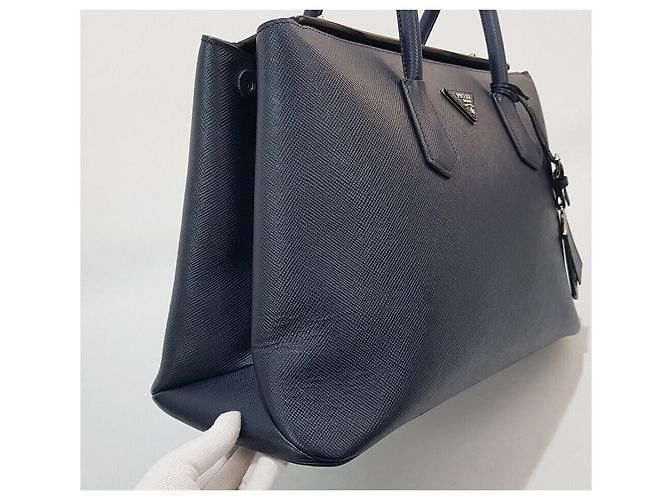 Prada Borsa Tote Quir Twin - vista 4